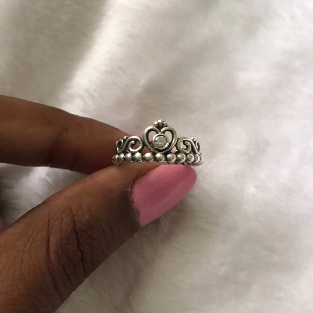 My Princess Stackable Ring, Clear CZ